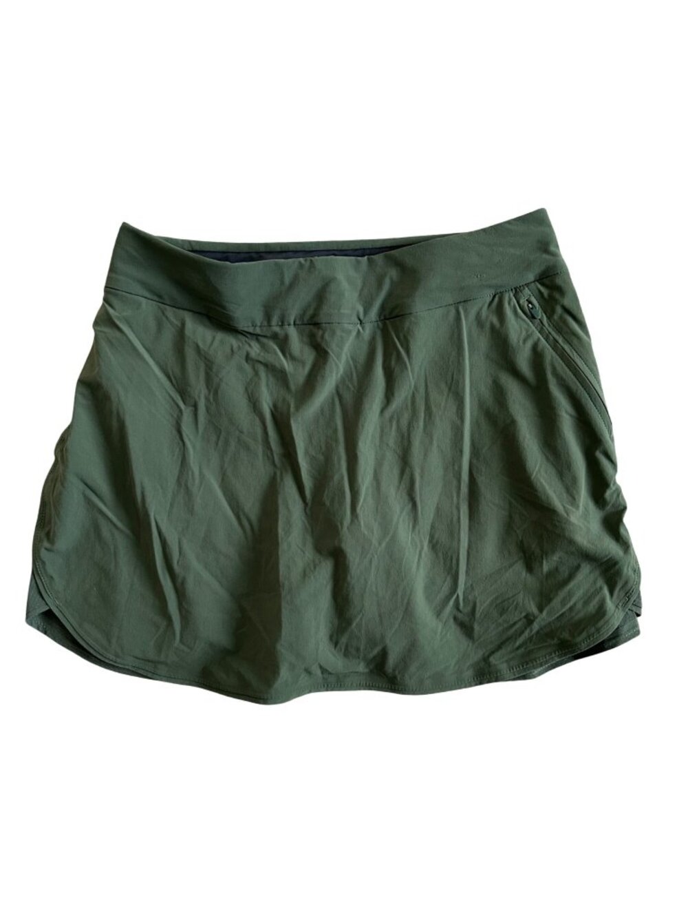 Outdoor Voices Womens Sz Small Green Athletic Skort With Built-In Shorts